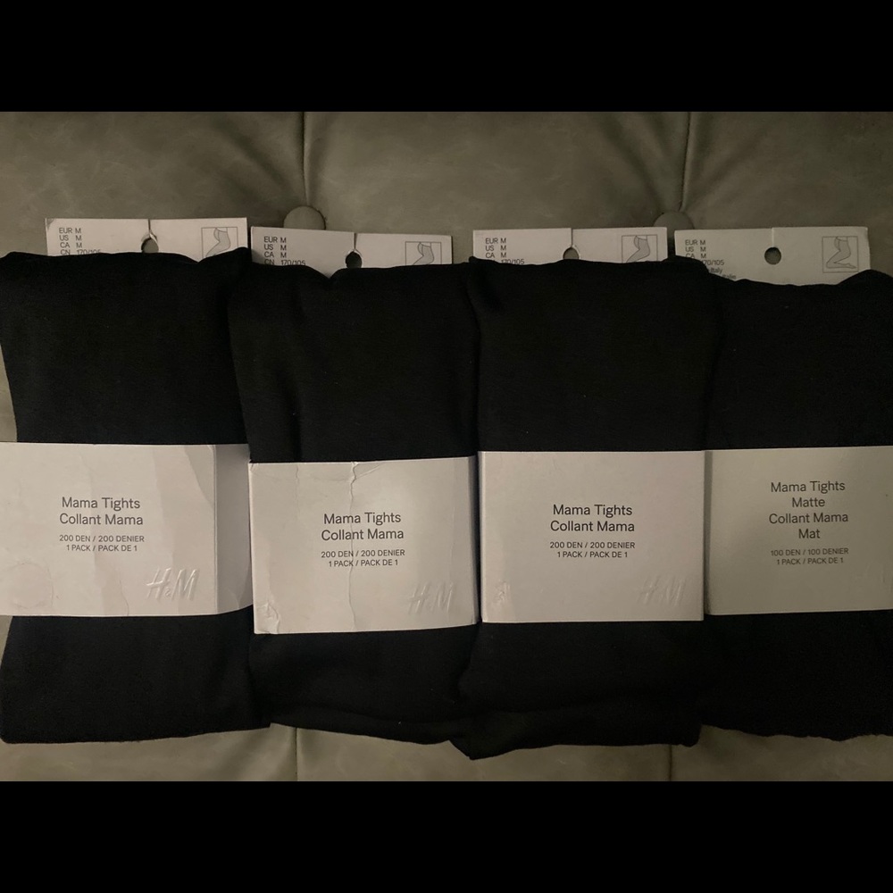 Maternity Black Tights